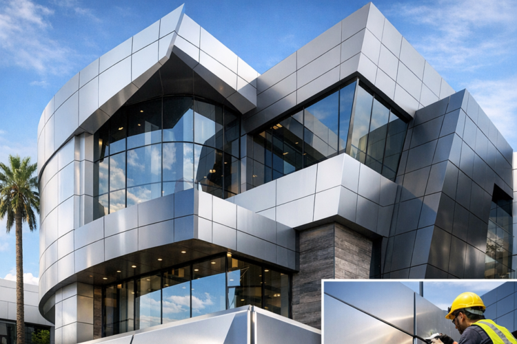 Habillage de Façade en Alucobond à Casablanca