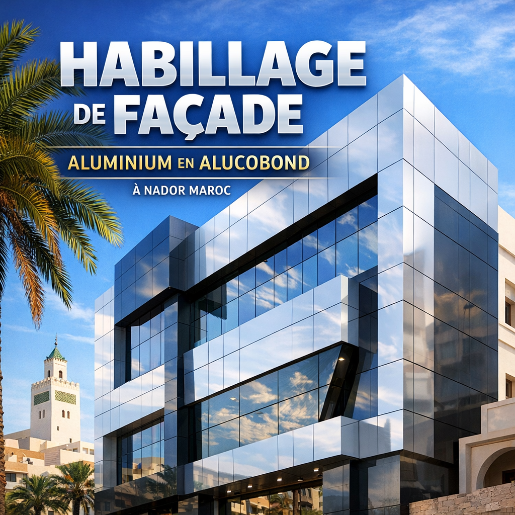 Habillage en Alucobond à Nador