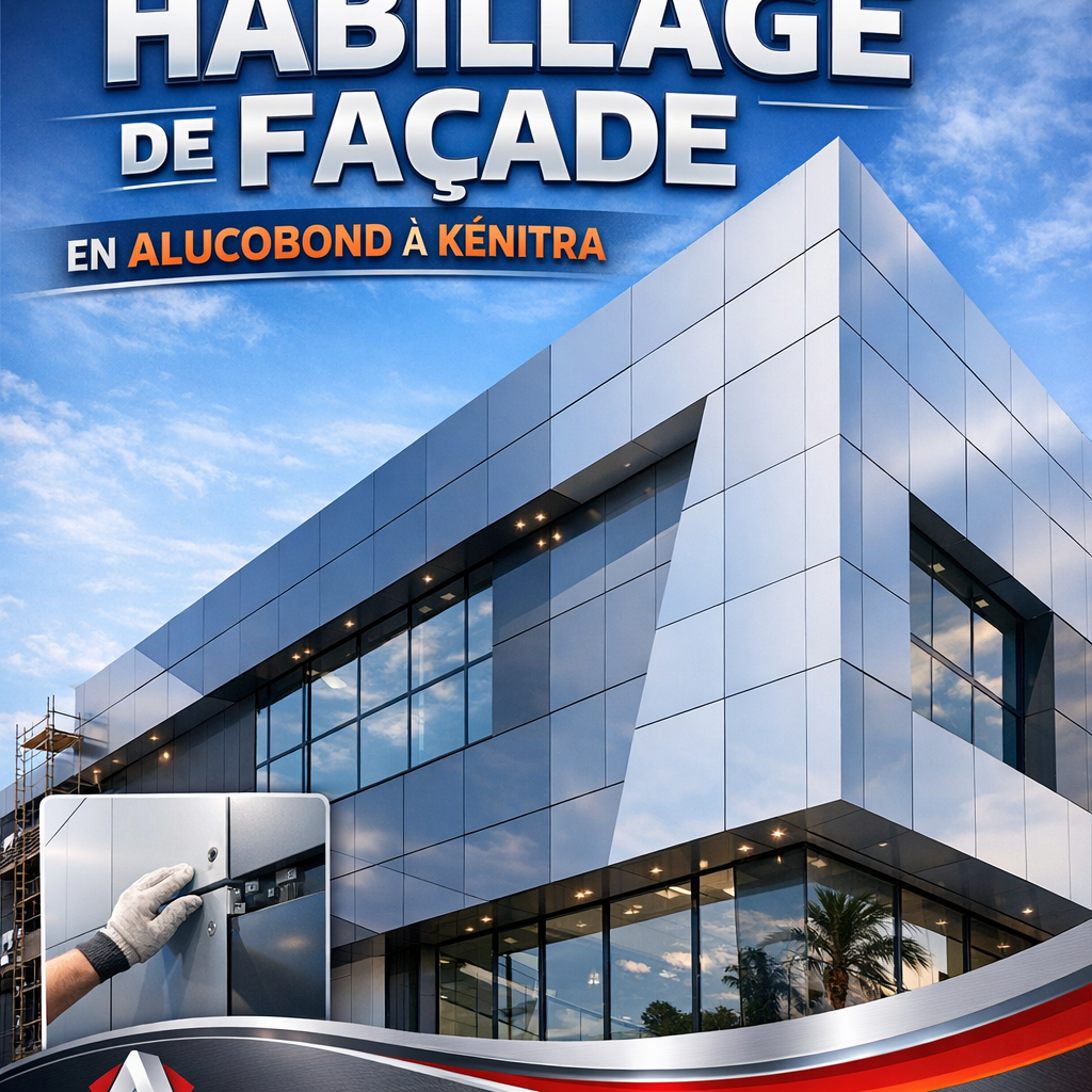 Habillage en Alucobond à Kénitra