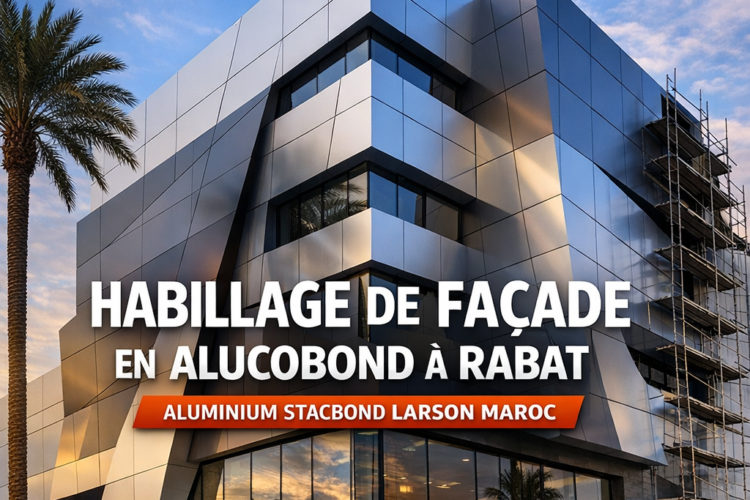 Habillage en Alucobond à Rabat